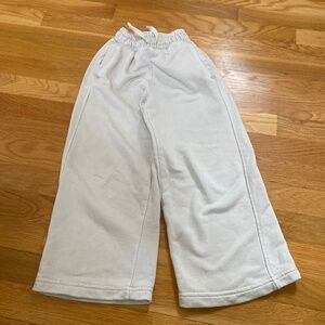 Zara girls wide leg sweatpants